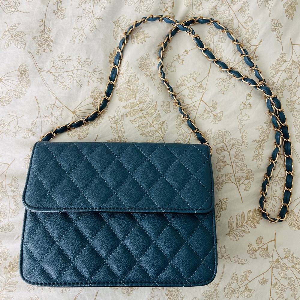 Cute Blue Purse with Wallet